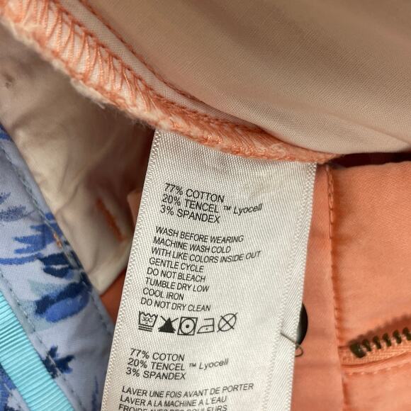 Tommy Bahama Men's Boracay Flat Front Chino Pants Lt Serape Pink Size 28x32 - Picture 9 of 9